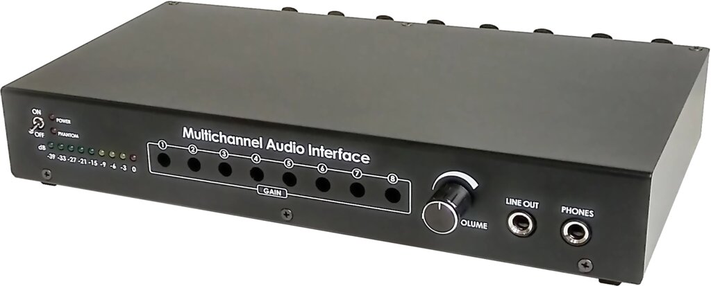 Багатоканальний аудіо інтерфейс , мікшер SRS Femida Audio Interface 8U MKII від компанії ТОВ "Спеціальні Реєструючі Системи" - фото 1