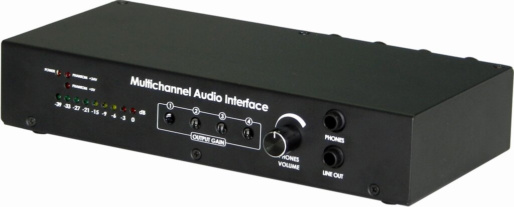 Багатоканальний аудіо інтерфейс SRS Femida Audio Interface 4x4USB-MKII від компанії ТОВ "Спеціальні Реєструючі Системи" - фото 1