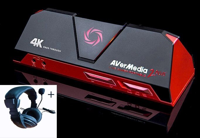 Пристрій відеозахоплення AverMedia Live Gamer Portable 2 Plus стерео навушники Net Class II в подарунок від компанії ТОВ "Спеціальні Реєструючі Системи" - фото 1