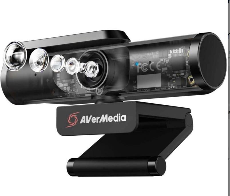 Вебкамера AVerMedia 4К Ultra HD Live Streamer CAM 513 - PW513 від компанії ТОВ "Спеціальні Реєструючі Системи" - фото 1