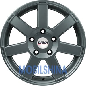 Disla Hornet R15 W6.5 PCD5/114.3 ET35 DIA67.1 Gunmetal (Темно-сірий)