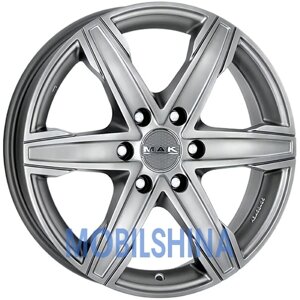 Mak King 6 R16 W6.5 PCD6/139.7 ET10 DIA112 Brushed Titanium (Матовий титан)