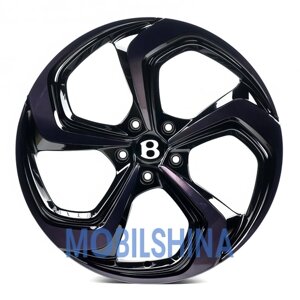 Replica forged BN22826 R22 W10 PCD5/130 ET28 DIA71.5 Gloss black with dark machined face