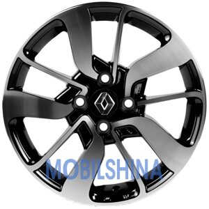 Replica RN1036 R15 W6.5 PCD4/100 ET36 DIA60.1 gloss black machined face