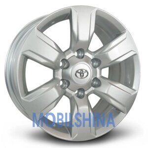 Replica toyota (GT7992) R17 W7.5 PCD6/139.7 ET25 DIA108.1 silver (срібло)