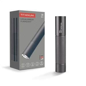 Портативний світлодіодний ліхтарик TITANUM TLF-T 14G 300 Lm 5000 Grey