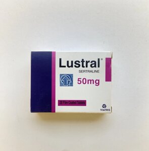 Lustral Люстрал, Золофт Таблетки по 50 мг, 20 шт Єгипет