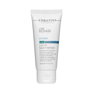 Крем з молочною кислотою “Нічне відновлення“ Line Repair Hydra Christina Lactic Night Repair 60 ml