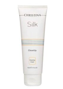 Очисний крем для всіх типів шкіри обличчя 120 мл Silk Clean Up Christina