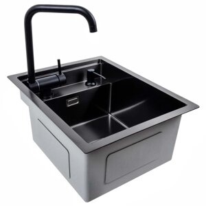 Кухонна мийка Platinum TZ 40x50 black