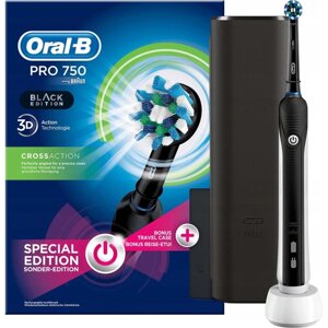 Зубна щітка Oral-B PRO 750 D16 CrossAction Black