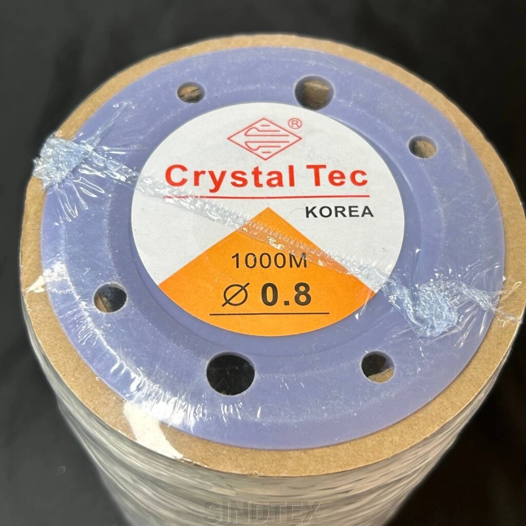 0,8 мм - Резинка силіконова для біжутерії на відріз - прозора від компанії SINDTEX - фото 1