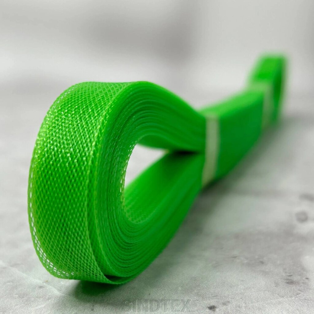 1,2 см регілін (кринолін) Колір 01 (зелений) від компанії SINDTEX - фото 1