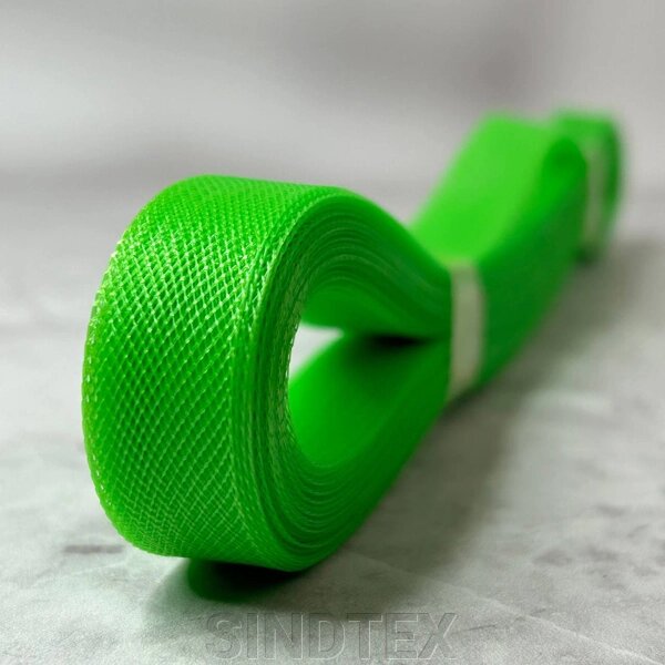 1,5 см регіліну (кринолін) Колір 01 (зелений) від компанії SINDTEX - фото 1