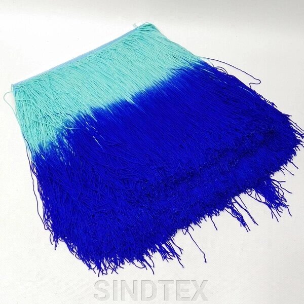 1 м. Бахрома 30 см блакитний із синім для бальних суконь від компанії SINDTEX - фото 1
