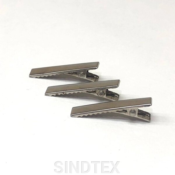 (10 од) Заколка-основа уточка плоска 3,2см від компанії SINDTEX - фото 1