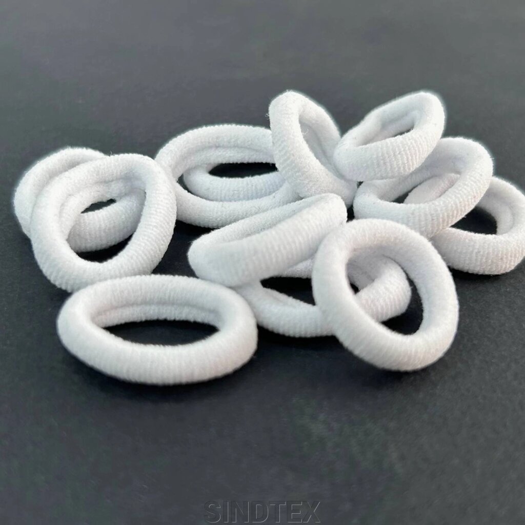 120 шт - Набір резиночки безшовні 2см - білі від компанії SINDTEX - фото 1
