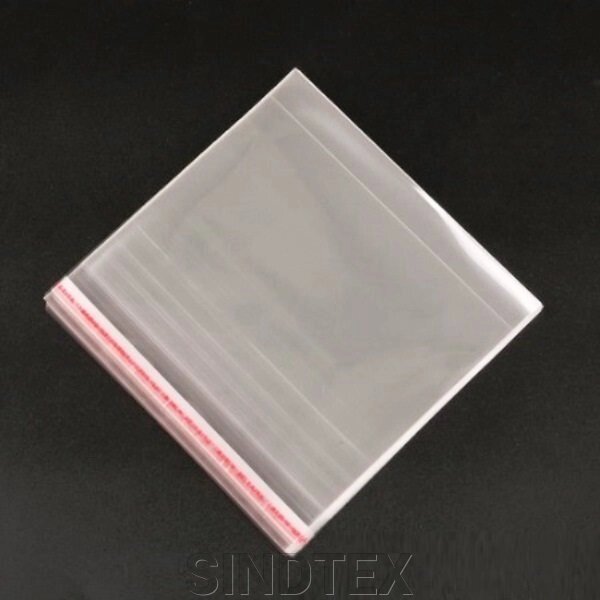 14х22 см (500шт.) Пакети поліпропіленові з верхнім клапаном та липкою смугою від компанії SINDTEX - фото 1
