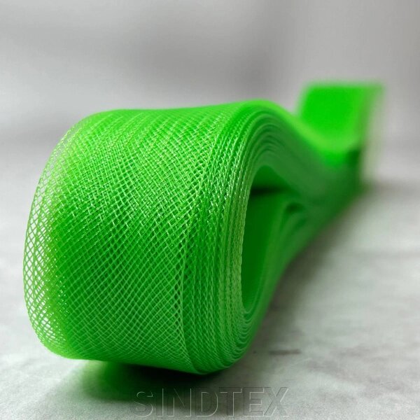 2,5 см регілін (кринолін) Колір 01 (зелений) від компанії SINDTEX - фото 1