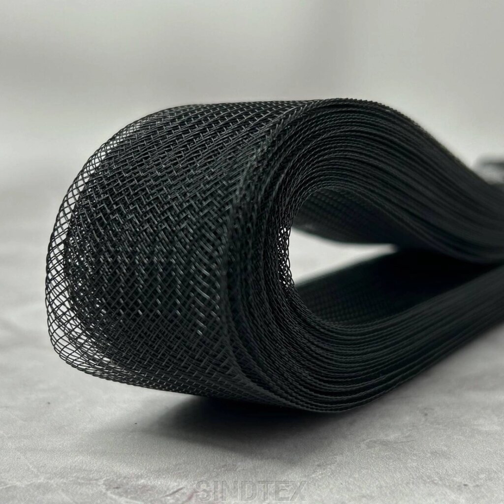 2,5 см регілін (кринолін) Колір 15 (чорний) від компанії SINDTEX - фото 1