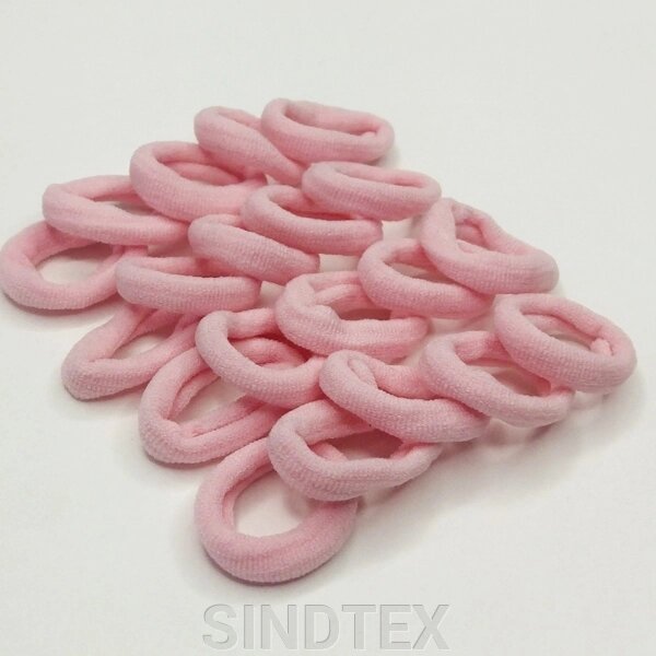 20 од - Набір резиночки безшовні 3см - Рожеві від компанії SINDTEX - фото 1