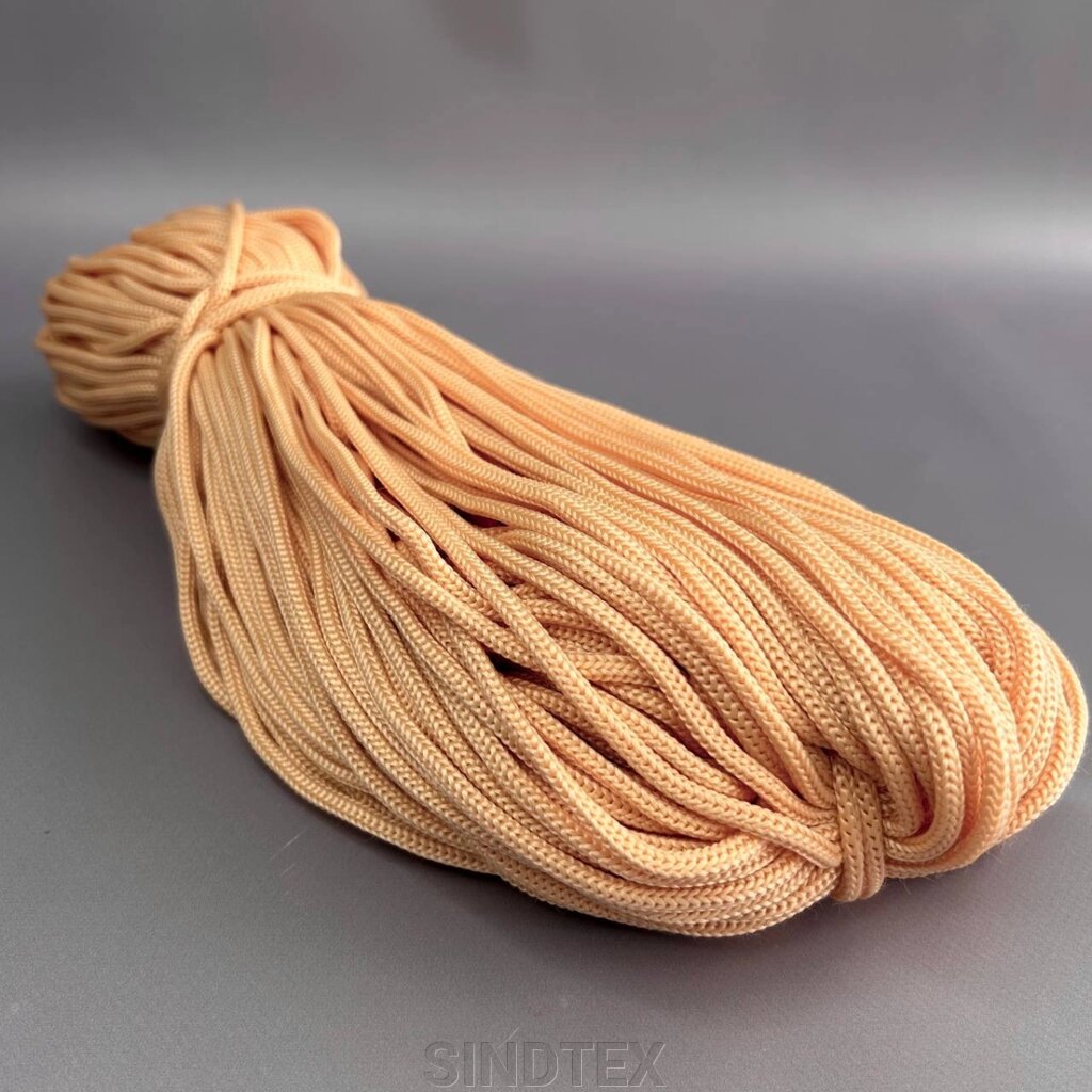 5-мм шнур текстильний полімідний, айворі (90м) від компанії SINDTEX - фото 1
