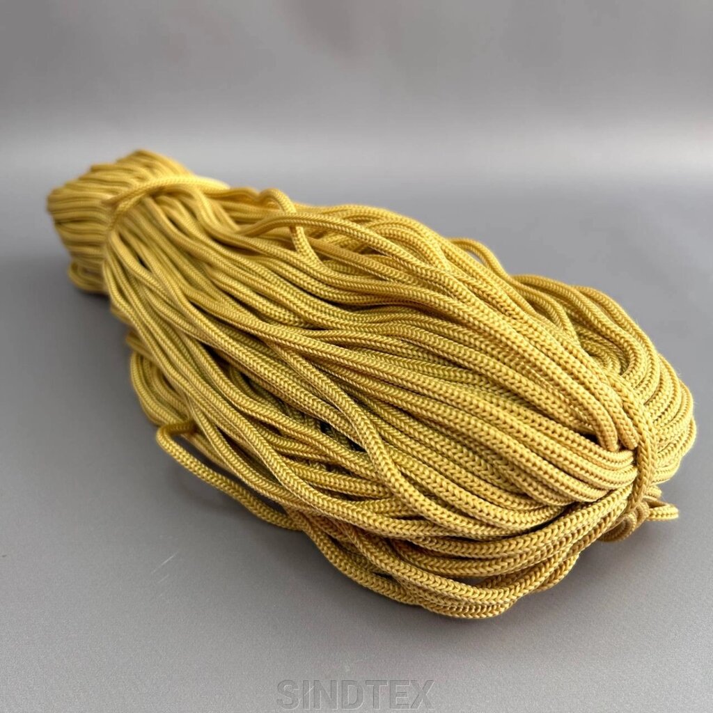 5-мм шнур текстильний полімідний, гірчичний (90м) від компанії SINDTEX - фото 1