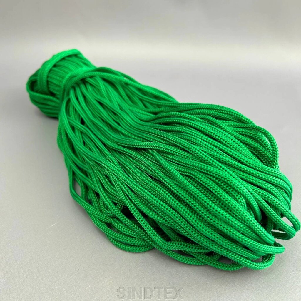 5-мм шнур текстильний полімідний, зелений (90м) від компанії SINDTEX - фото 1