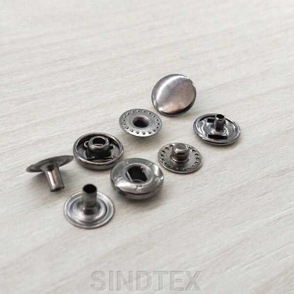 Альфа-кнопка 10 мм Чорний нікель VT-2 (720шт) (101101) від компанії SINDTEX - фото 1