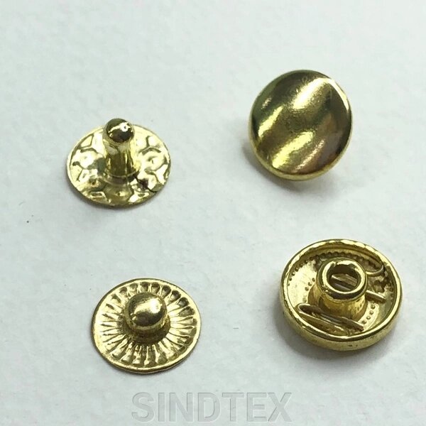 Альфа-кнопка 10 мм золота VT-2 (50шт) (101101) від компанії SINDTEX - фото 1