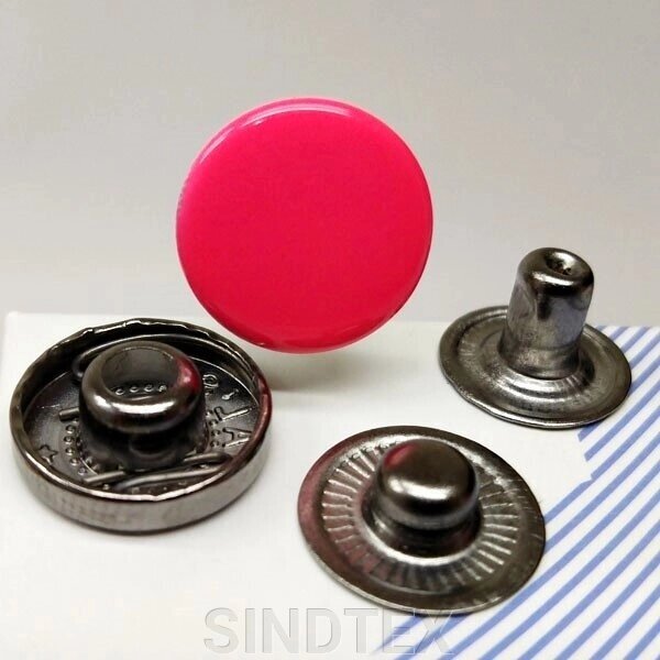 Альфа-кнопка 15 мм рожевий (10шт) (103303) від компанії SINDTEX - фото 1