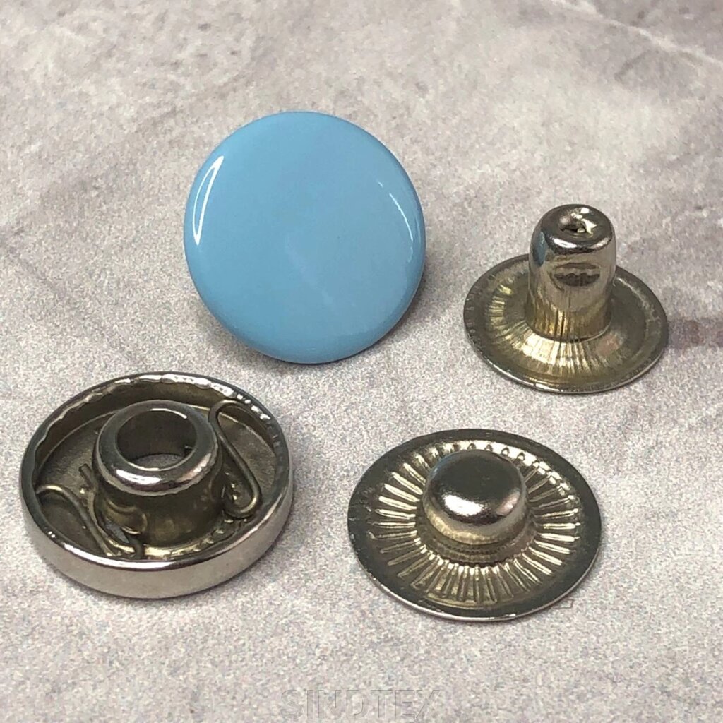 Альфа-кнопка 15 мм синій (10шт) (103303) від компанії SINDTEX - фото 1