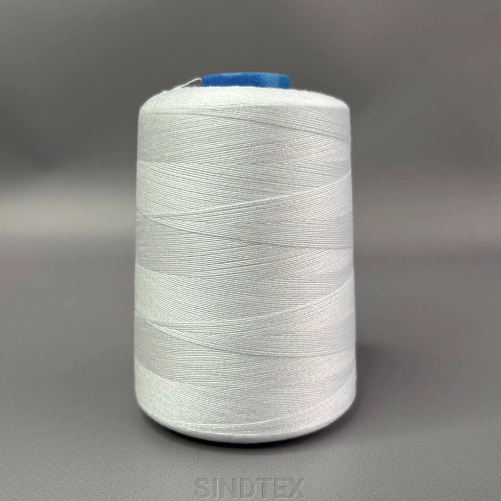Армовані нитки Super 20/2 білі 4000 ярдів від компанії SINDTEX - фото 1