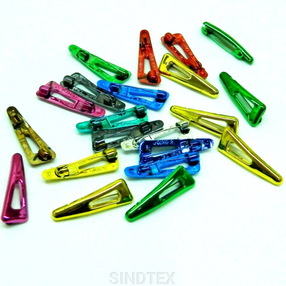 Безпечні шпильки кольорові 4,5 см - уп 50 шт. від компанії SINDTEX - фото 1