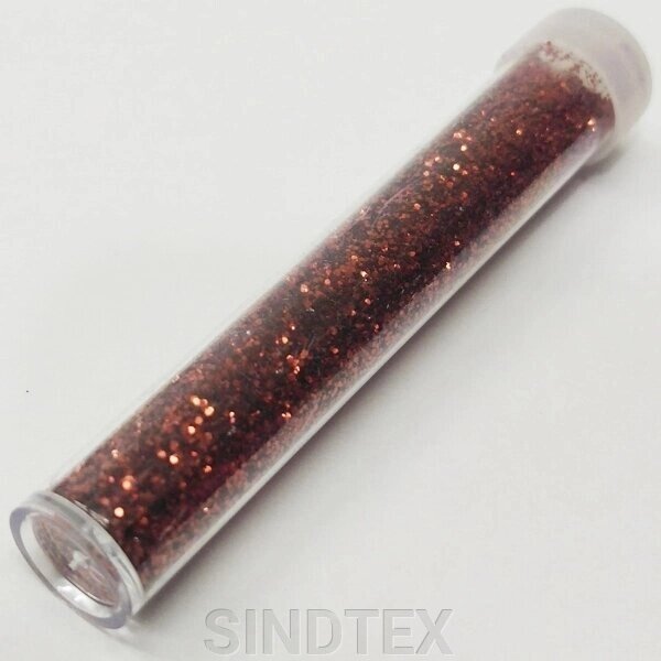 Блискітки (гліттер) червоні 5г від компанії SINDTEX - фото 1