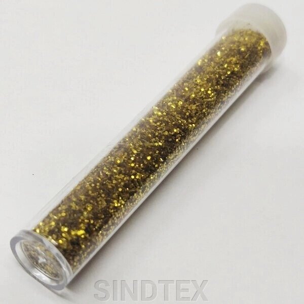 Блискітки (гліттер) золоті 5г від компанії SINDTEX - фото 1
