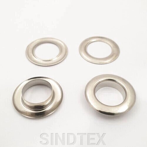 Блочка-люверс #2 нікель 4 мм (100 шт.) від компанії SINDTEX - фото 1