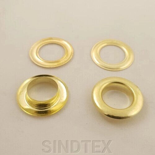 Блочка-люверс #2 золото 4 мм (5000шт) від компанії SINDTEX - фото 1