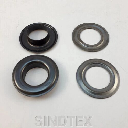 Блочка-люверс # 28 Темний нікель 14 мм (500шт) від компанії SINDTEX - фото 1