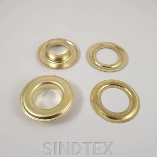 Блочка-люверс # 31 Золото 17 мм (500шт) від компанії SINDTEX - фото 1