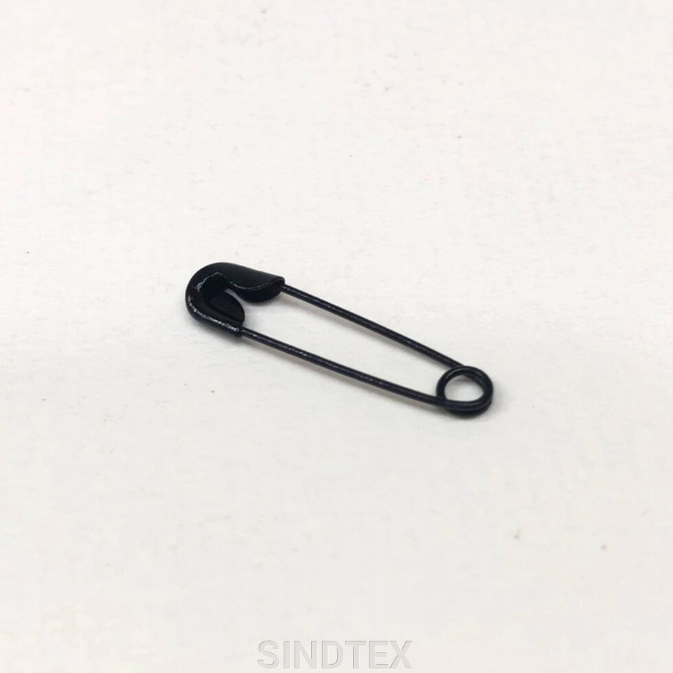 Булавка англійська 2 см упаковка 2000 шт. - колір чорна від компанії SINDTEX - фото 1