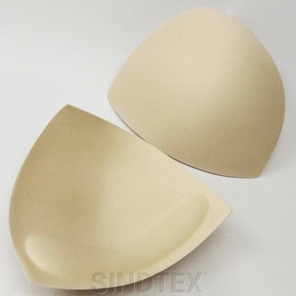 Чашки для купальників з Push Up треугольник, розмір 34 бежевий від компанії SINDTEX - фото 1