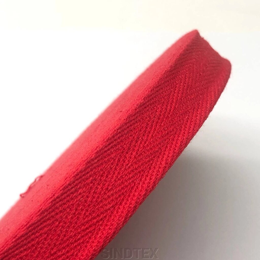 Червона кіперна стрічка 2 см (кіперна тасьма 20мм) від компанії SINDTEX - фото 1