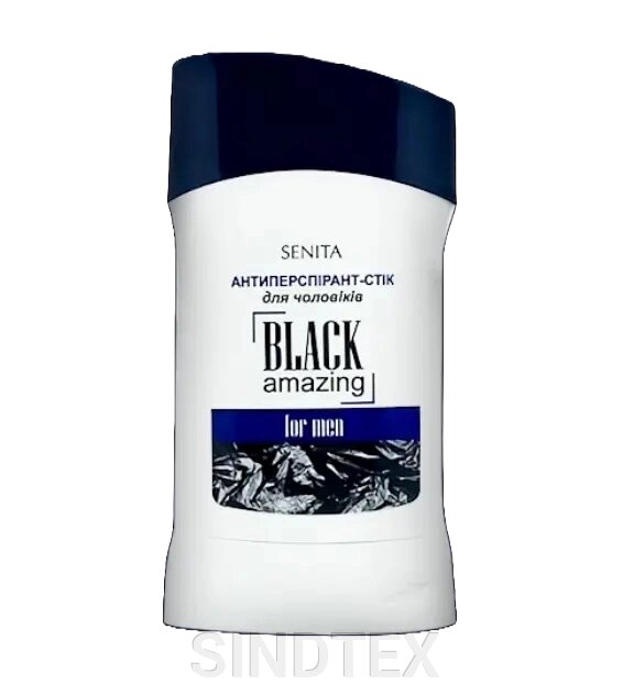 Чоловічий антиперспірант-стік Senita Black Amazing, 50мл від компанії SINDTEX - фото 1