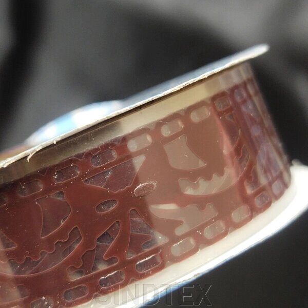 Декоративна клейка стрічка 1.8x1 м "орнамент" коричневий 91743-5 від компанії SINDTEX - фото 1