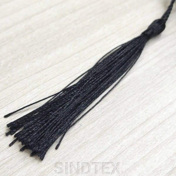 Декоративні китиці для рукоділля 13 см - чорні від компанії SINDTEX - фото 1