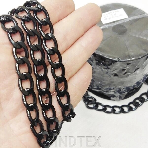 Декоративні ланцюги, колір чорний 2,8 мм від компанії SINDTEX - фото 1