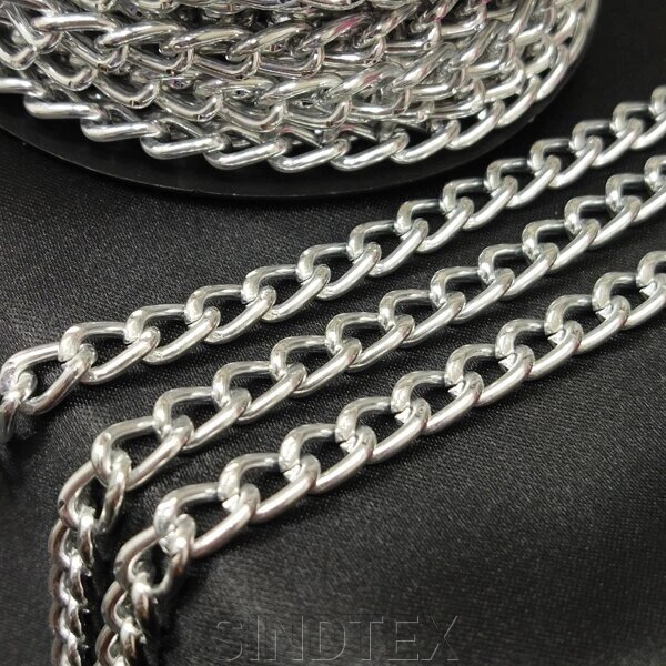 Декоративні ланцюги, колір срібло 1,6 мм від компанії SINDTEX - фото 1