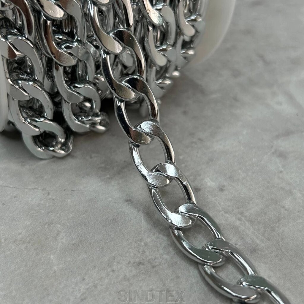 Декоративні ланцюги, колір срібло 3,8 мм від компанії SINDTEX - фото 1