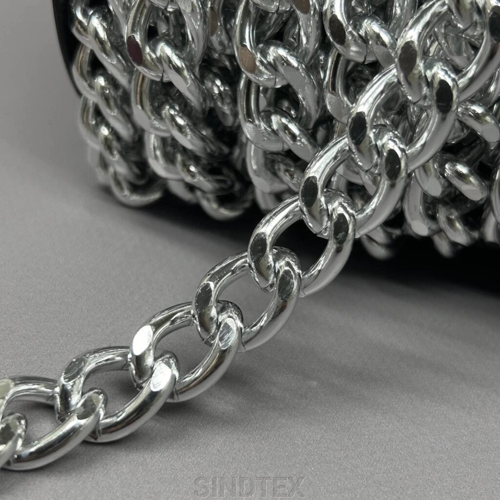 Декоративні ланцюги, колір срібло 4,0 мм від компанії SINDTEX - фото 1